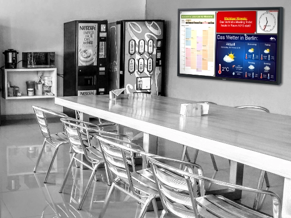 Digitales schwarzes Brett für Unternehmen