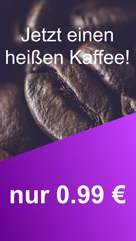 Werbung auf einem Digital Signage Bildschirm