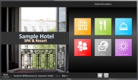 Interaktives Touch-Menü für Hotels